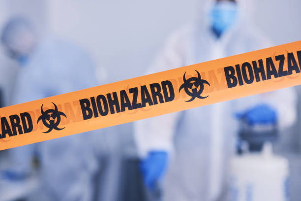 Professional Biohazard Cleanup technician working in Birds Landing, CA
